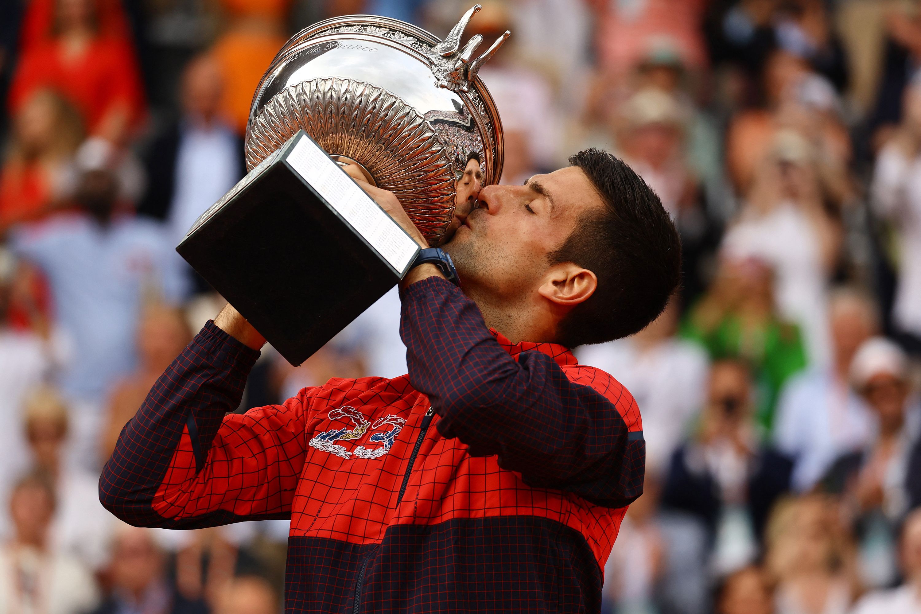 Novak Djokovic wins his 23rd Grand Slam title, defeating Casper Ruud in  French Open final