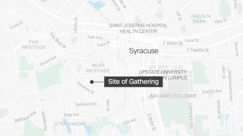 NextImg:At least 13 people were shot, stabbed or hit by cars in large Syracuse gathering | CNN