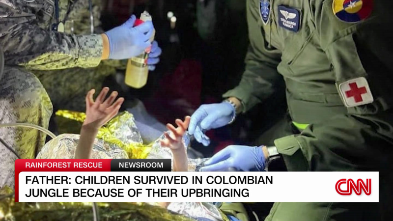 Father of children found alive in Colombian jungle speaks out | CNN