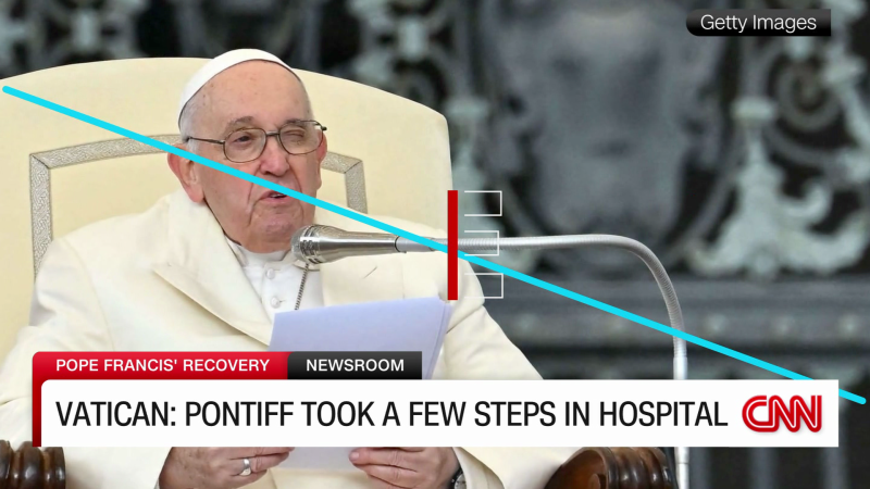 Vatican: Pope recovering as he takes few steps in hospital post-surgery | CNN