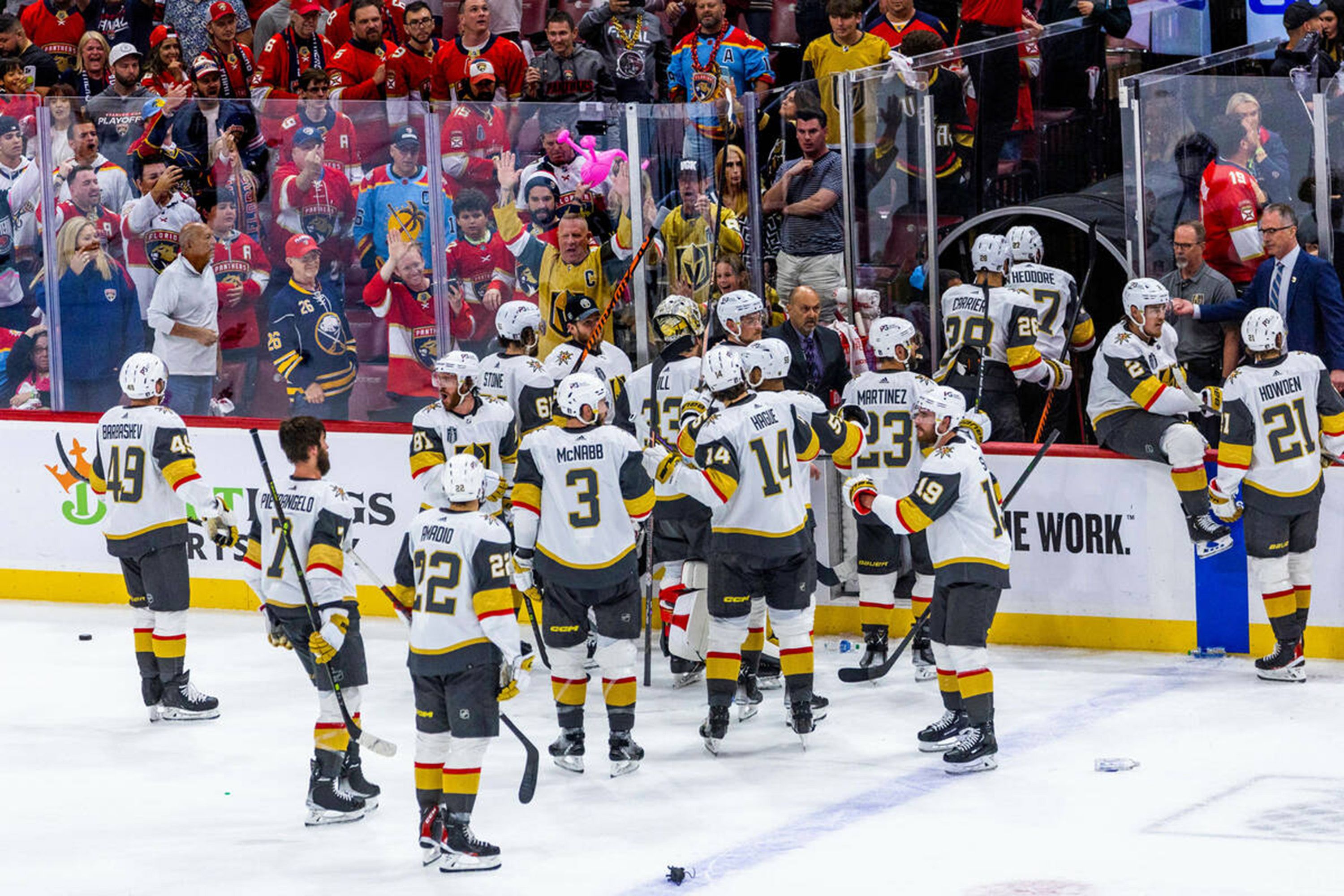 Golden Knights win first Stanley Cup with dominating win vs. Panthers