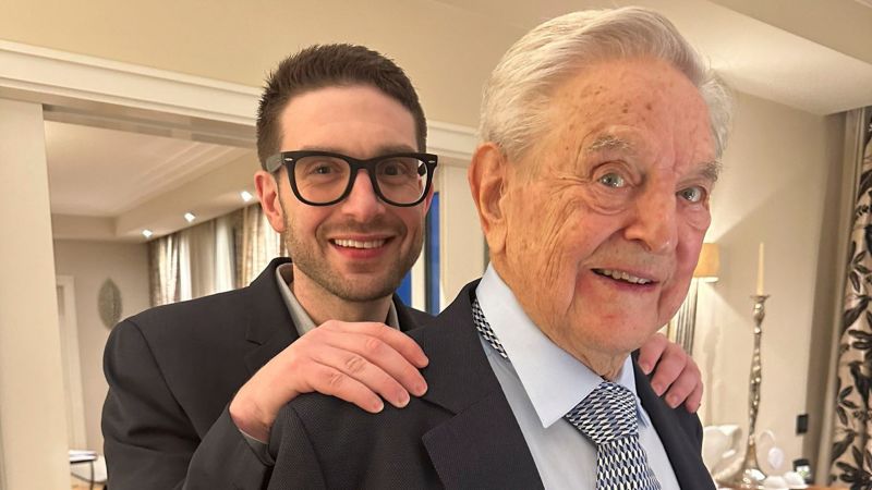 Wall Street Journal: George Soros has handed control of his charitable and political activities to his son Alex | CNN Business