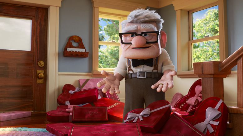 HE'S ALL HEART -- In "Carl's Date," a brand-new short from Pixar Animation Studios, Carl Fredricksen (voice of Ed Asner) reluctantly agrees to go on a date with a lady friend—but admittedly with no idea how dating works these days. Ever the helpful friend, his lovable talking dog Dug steps in to calm Carl's pre-date jitters and offer some tried-and-true tips for making friends—if you're a dog. Written and directed by Academy Award® nominee and Emmy® Award winner Bob Peterson and produced by Kim Collins, "Carl's Date" opens in theaters on June 16 in front of "Elemental." © 2023 Disney/Pixar. All Rights Reserved.