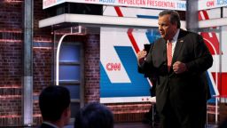 Chris Christie's CNN Republican Presidential Town Hall moderated by CNN's Anderson Cooper in New York on Monday, June 12.