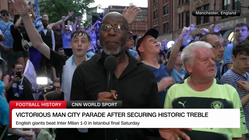 Manchester City Celebrate Treble-Winning Feat With Parade | CNN