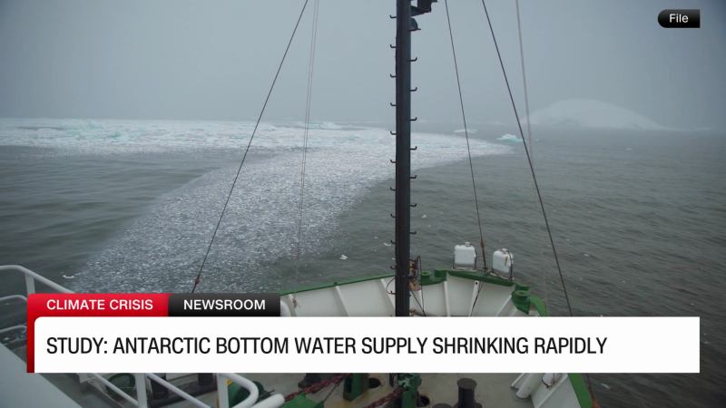 Study: “Antarctic bottom water” supply shrinking rapidly | CNN