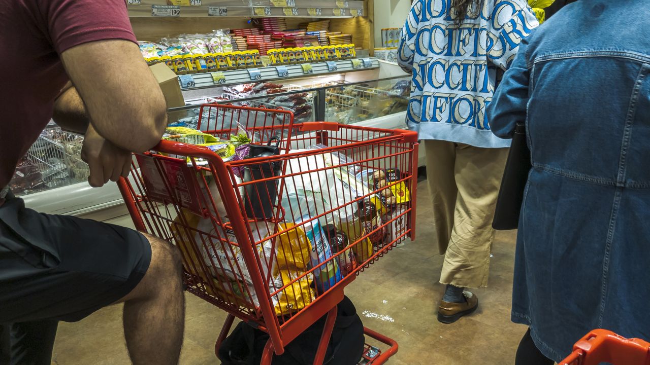 After falling for a few months, grocery prices ticked up again in May. 