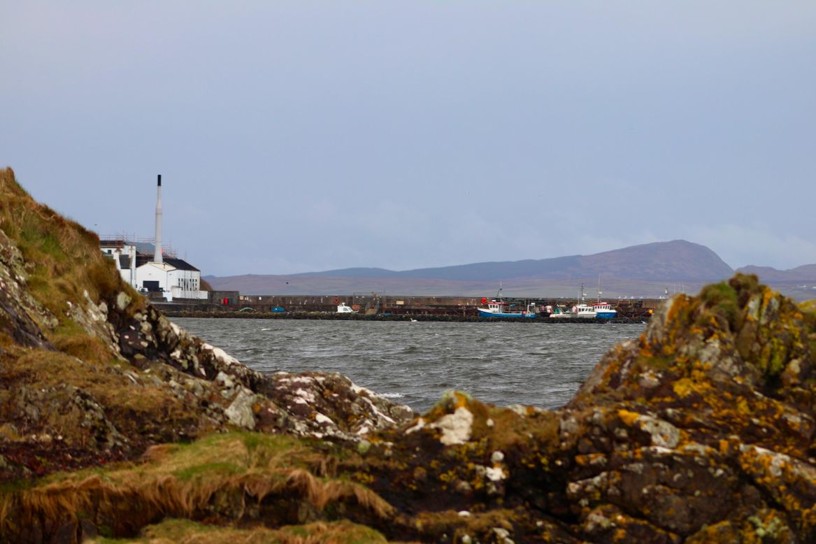 Known as the "Whisky Isle," it is home to nine of Scotland's 145 active distilleries, with two more expected to open this year. Pictured here is Bowmore, the island's oldest licensed distillery, founded in 1779. 