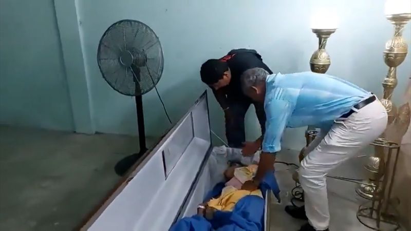 Woman Presumed Dead Found Alive In Coffin At Her Wake In Ecuador CNN   230613123857 Ecuador Woman In Coffin 