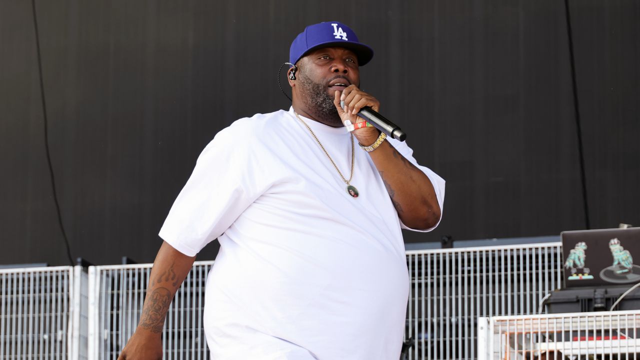 Killer Mike de Run The Jewels se presenta en Coachella en 2022 en Indio, California. 