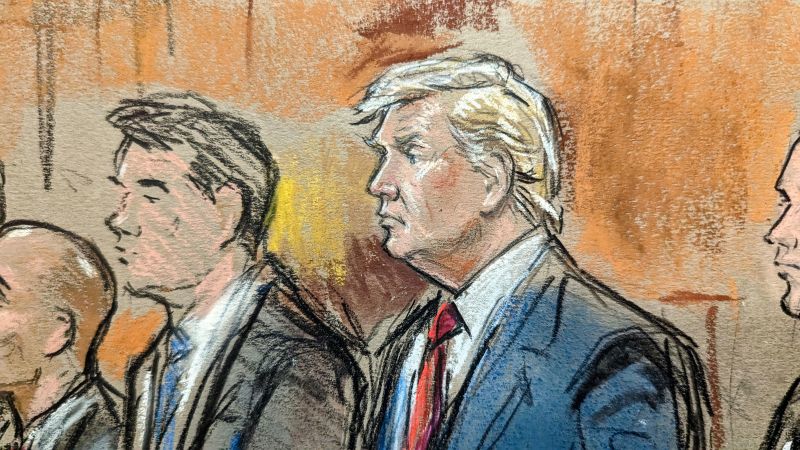 NextImg:Notepads, students, and a pay phone: How CNN broke the news from Trump's arraignment despite a courtroom ban on electronics | CNN Business