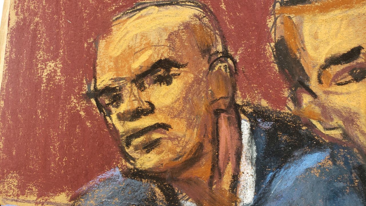 Walt Nauta, aide of former U.S. President Trump, appears on classified document charges after a federal indictment at Wilkie D. Ferguson Jr. United States Courthouse, in Miami, Florida, U.S., June 13, 2023 in a courtroom sketch.