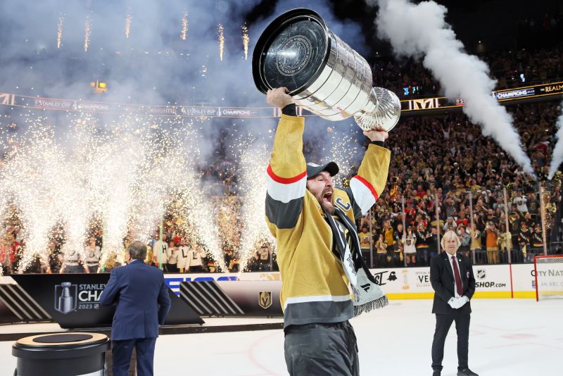 Stanley Cup Final Vegas Golden Knights Win Young Franchise S First NHL   230613231941 04 Knights Stanley Cup 061323 