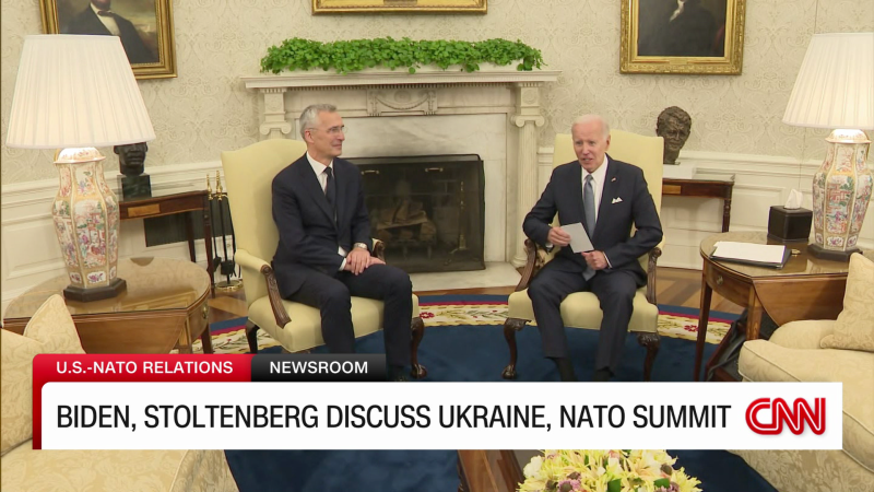 Watch: President Biden meets with NATO Secretary General | CNN