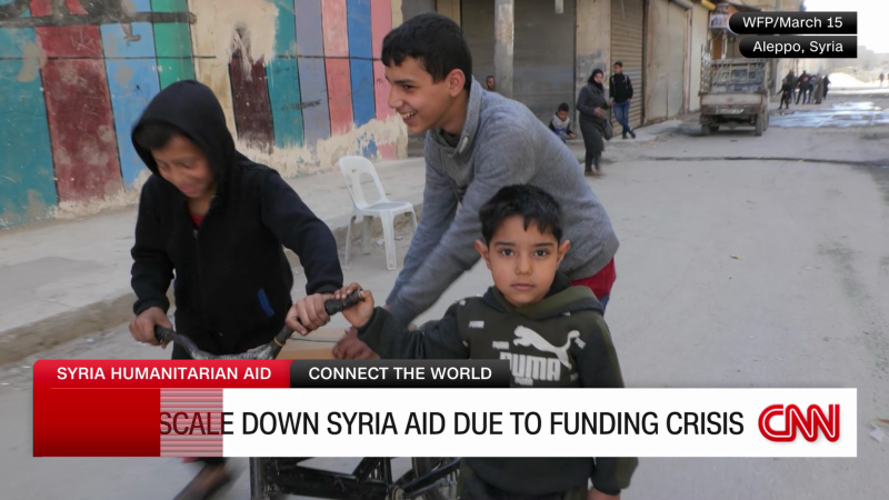 WFP to scale down Syria aid due to funding crisis | CNN