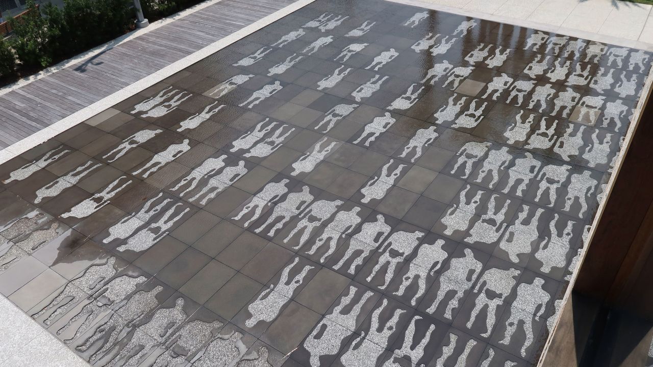 The tide tribute is among the museum's feature exhibits.