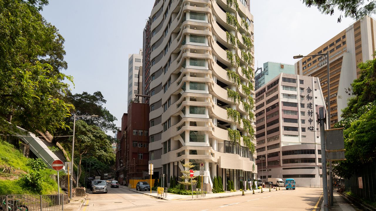 Shan Sum, una torre de columbario privada en el distrito Kwai Chung de Hong Kong el 2 de junio.