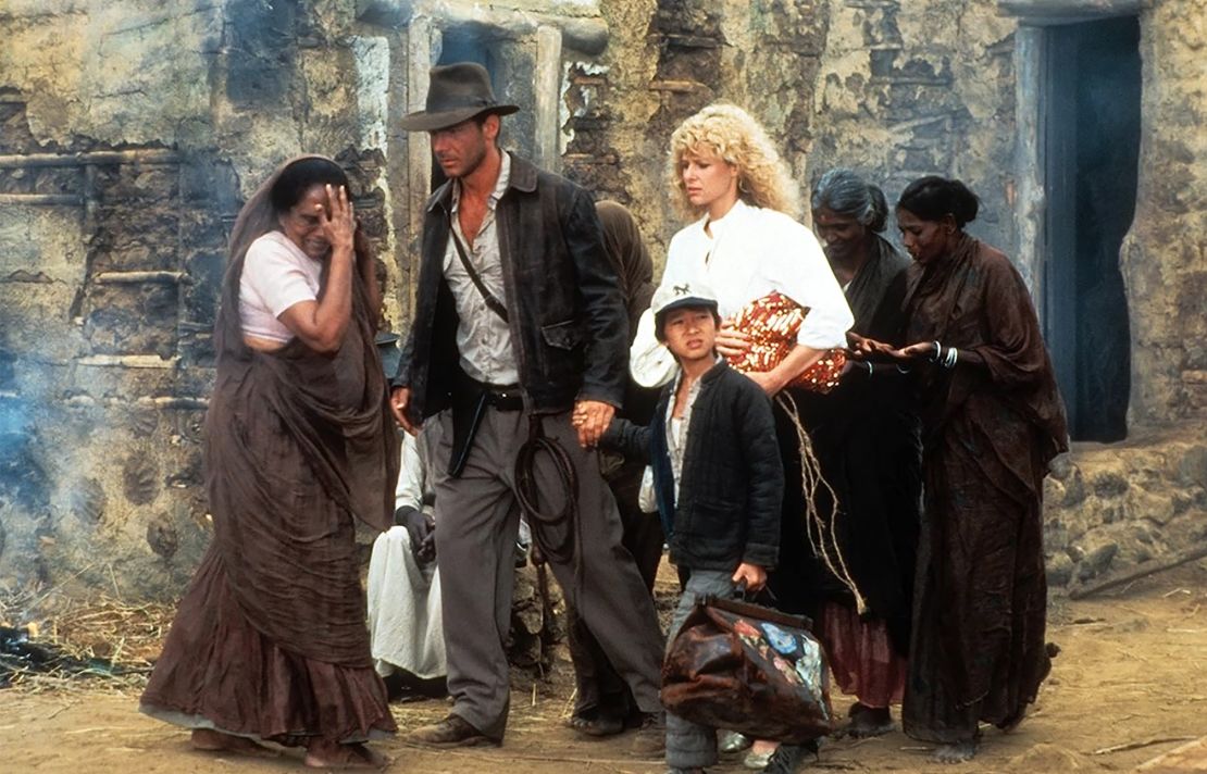 Harrison Ford, Ke Huy Quan and Kate Capshaw in "Indiana Jones and the Temple of Doom."