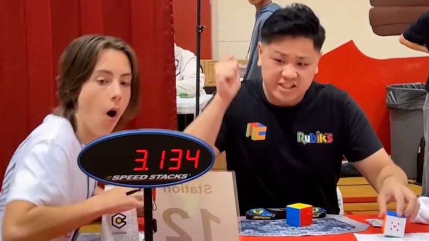 A 21 year old man solved a Rubik s Cube in the time it took to read
