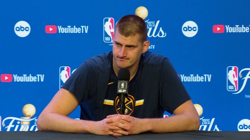 Jokić cracks up reporters after NBA finals win  | CNN
