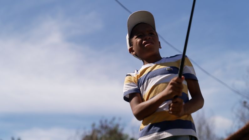 The golf academy provides opportunities for children on and off the course. "Marcelo told me to put my name down, my mum signed, and everything changed in my life," says 11-year-old David Loreno Marcelo Moreno. 
