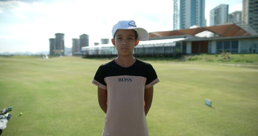 "It's changed my life a lot," says 11-year-old Alexandre Gomes Goncalves. "I had nothing to do, now I do." 