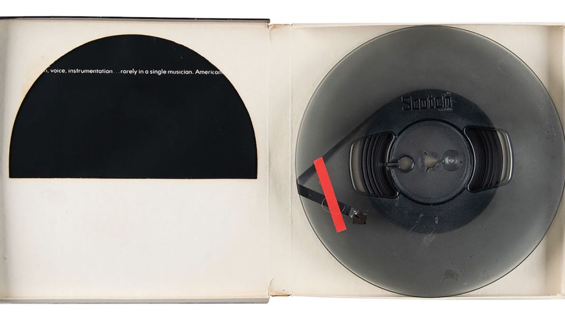 The demo tape remains in its original packaging.