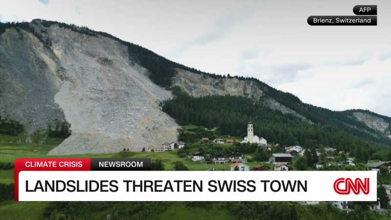 Idyllic Swiss village threatened by landslides   | CNN
