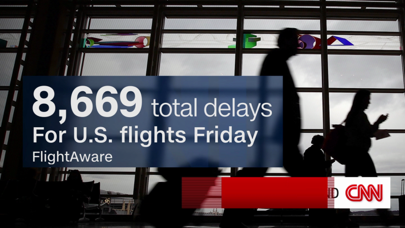 On busy travel weekend, storms delay thousands of flights | CNN