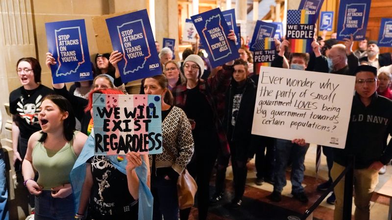 NextImg:Trump-appointed judge blocks parts of Indiana ban on gender-affirming care for trans youth | CNN Politics