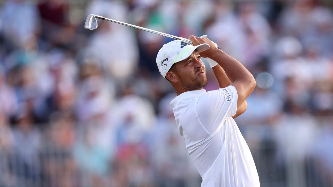 Schauffele endured a rollercoaster third round.