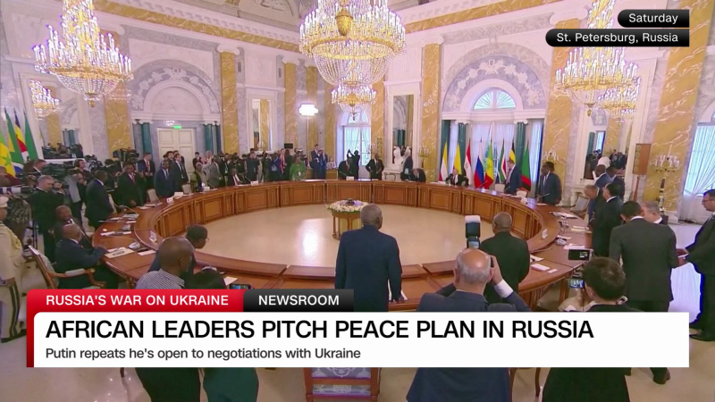 Putin tells African leaders Russia is open to dialogue with Ukraine | CNN