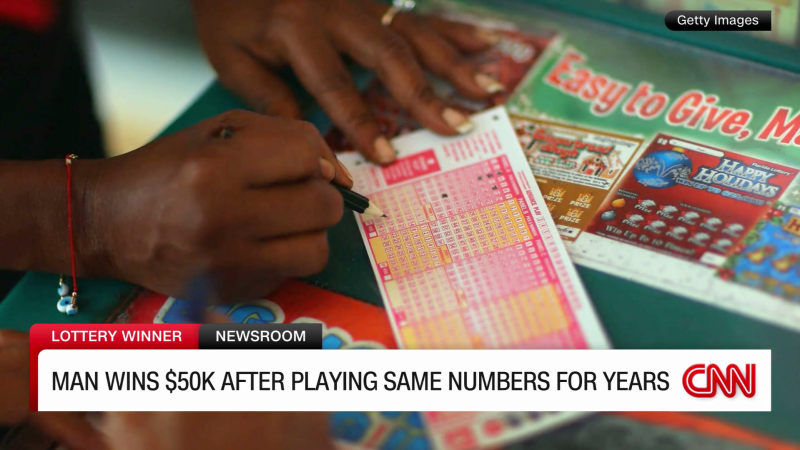 Man who played same lottery numbers for a decade finally nets a big payday  | CNN