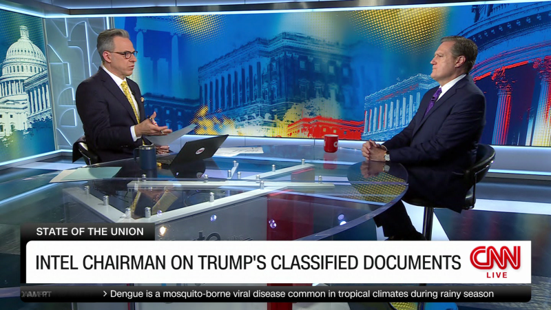 ‘Grave concern’: GOP House Intel Chair on classified Trump docs – full interview | CNN Politics