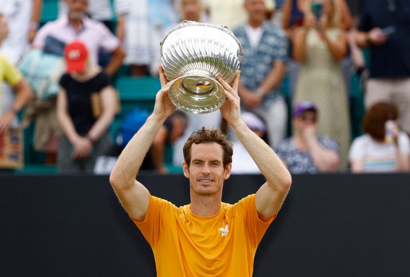 Andy Murray surprised by his children as he wins tennis tournament on Fathers Day CNN