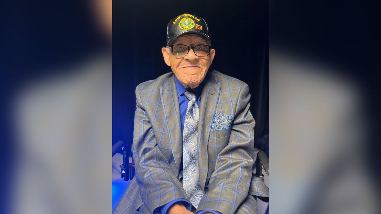102-year-old Hughes 'Uncle Red' Van Ellis told CNN he's still fighting for freedom.