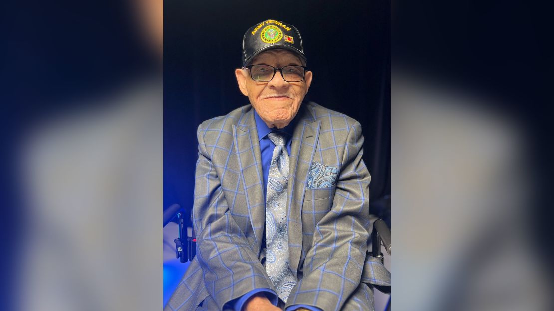 102-year-old Hughes 'Uncle Red' Van Ellis told CNN he's still fighting for freedom.