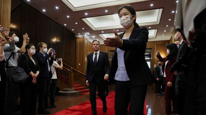 NextImg:Blinken meets China's top diplomat in final day of high stakes visit to Beijing | CNN