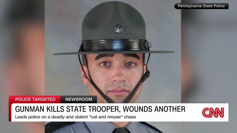Pennsylvania state trooper killed, another wounded in gunfight