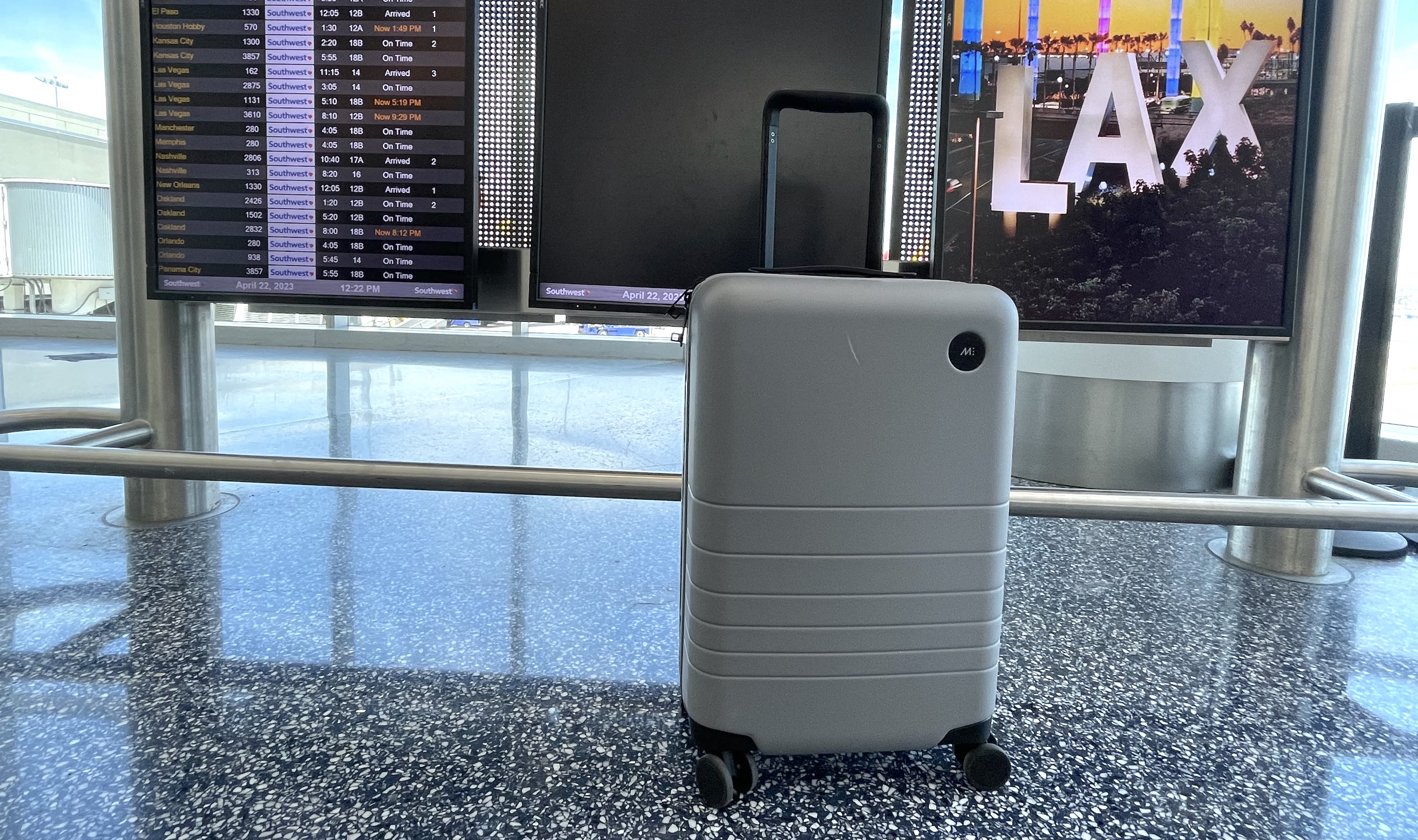 Best Carry-On with Front Pocket  Cabin Size Monos Travel Luggage