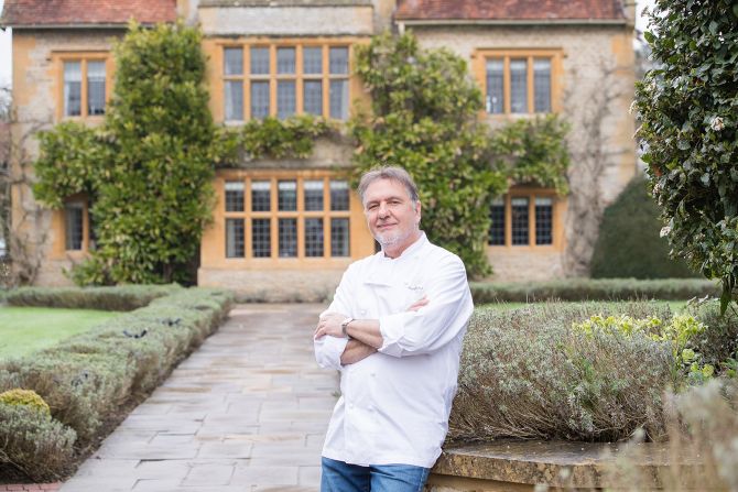 <strong>Holding tight: </strong>Raymond Blanc won two stars in 1984 and has kept them ever since at Le Manoir Aux Quat'Saisons.