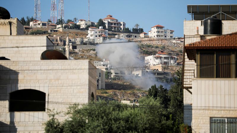 Israeli military raid West Bank city. Video shows scene on the ground | CNN