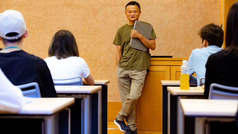 Alibaba founder Jack Ma gives first class as visiting professor at University of Tokyo