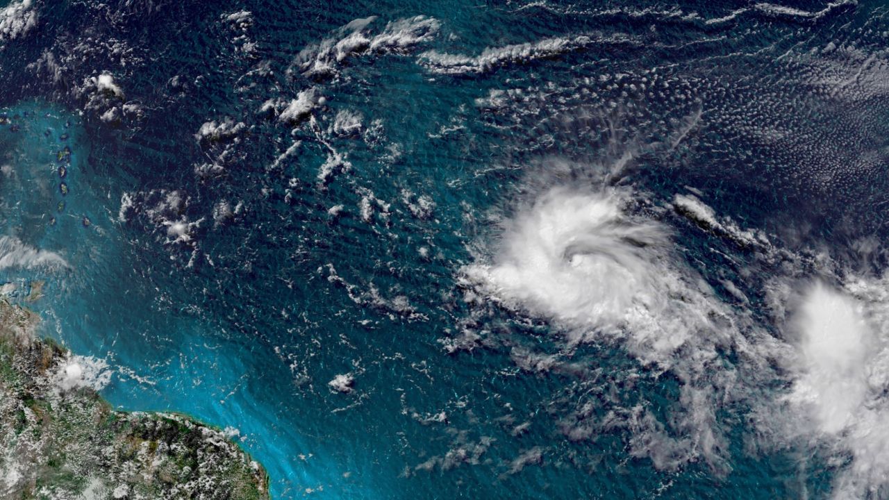 Tropical Storm Bret forms in the Atlantic and is forecast to a