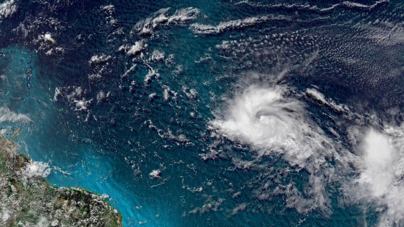 NextImg:A tropical depression in the Atlantic is forecast to become a hurricane by Wednesday | CNN