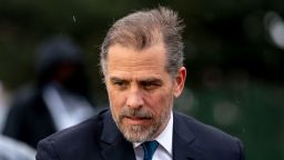 Hunter Biden, the son of President Joe Biden, speaks to guests during the White House Easter Egg Roll on the South Lawn of the White House, Monday, April 18, 2022, in Washington, DC.