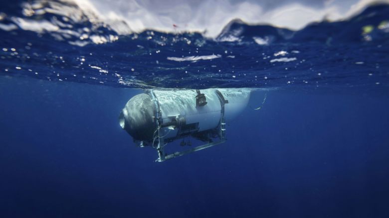 An undated photo of the OceanGate Titan submarine.