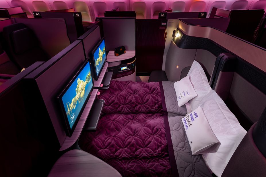 <strong>2. Qatar Airways: </strong>Qatar Airways, seven-time winner of Airline of the Year, was in second place. 