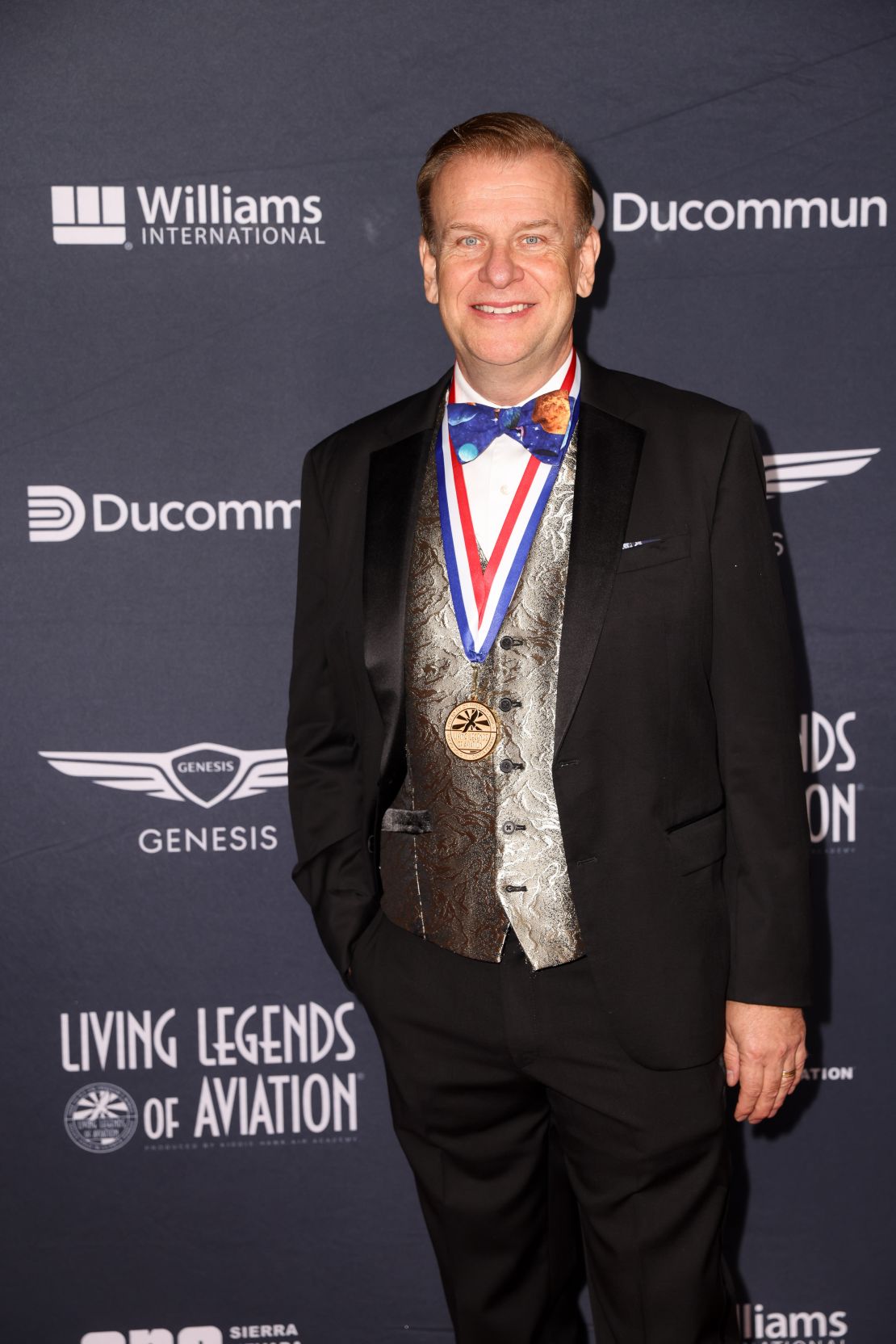 Hamish Harding attened an aviation awards ceremony on January 20, 2023 in Beverly Hills, California.