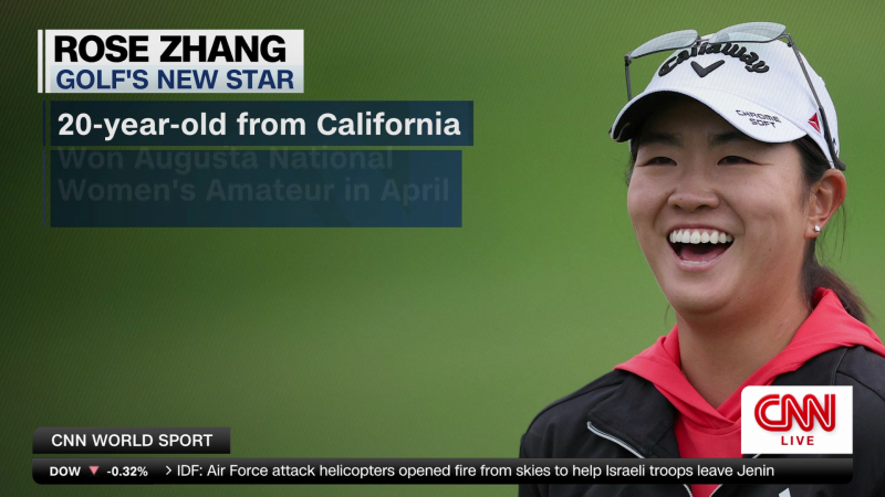 Breakout star Rose Zhang joins CNN This Morning ahead of first pro major